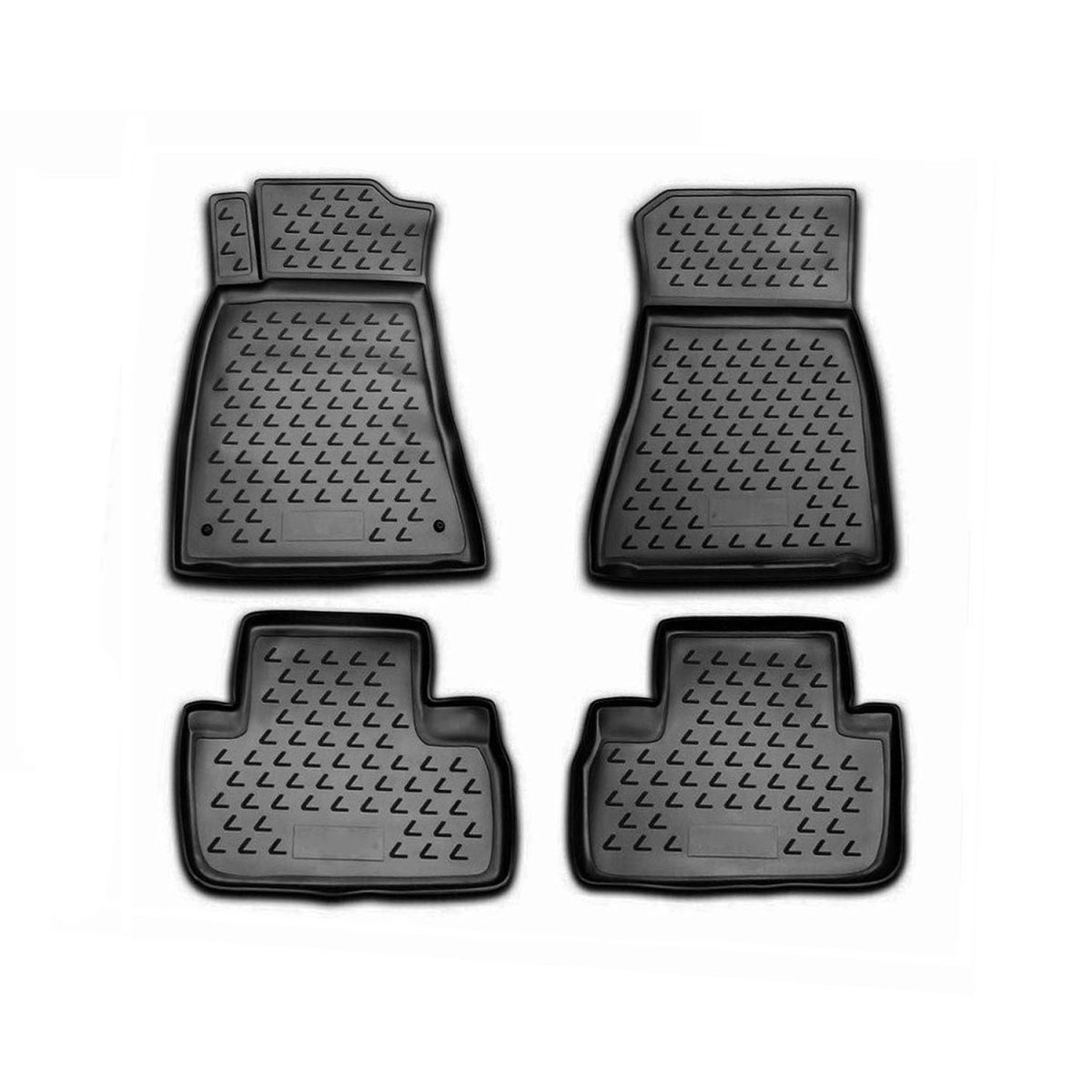 Lexus IS250 Floor Mats - Omac - Rubber TPE - Black - 2006-2013 Lexus IS250 Floor Mats - Omac - Rubber TPE - Black - 2006-2013